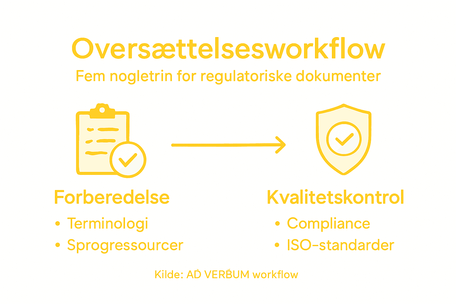 Grafisk oversigt: Sådan foregår oversættelse i fem trin