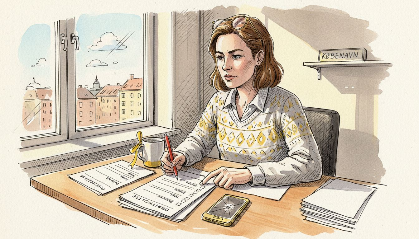 En sprogekspert gennemgår oversættelsen for at sikre, at kvaliteten er i top.