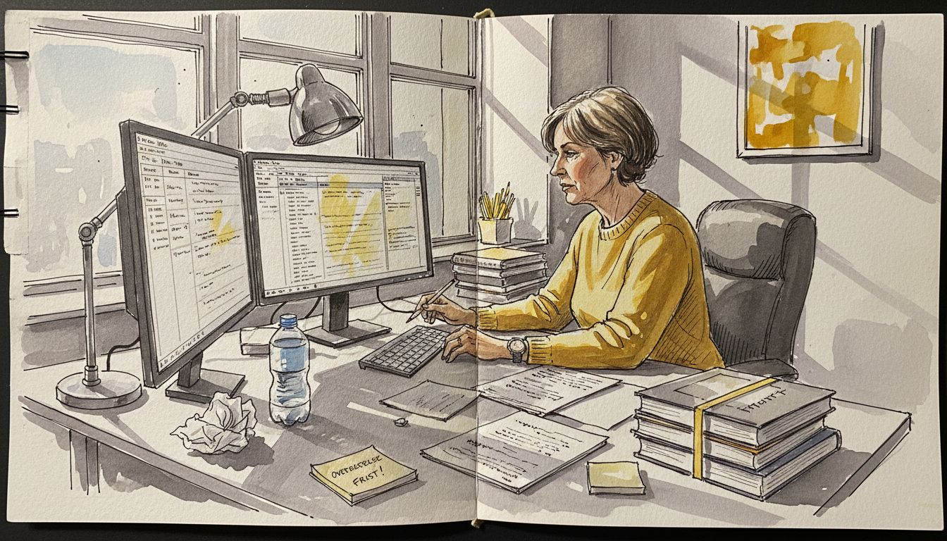 Oversetteren går gjennom arbeidsflyten for datastøttet oversettelse