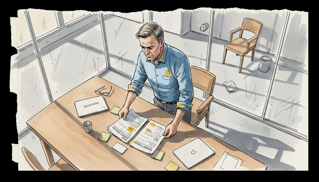 Een compliance officer controleert medische documenten op juistheid en volledigheid.