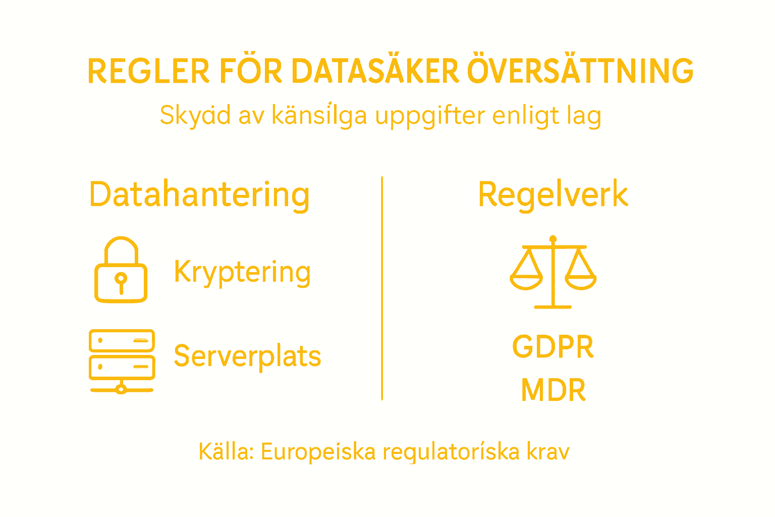 Infografik: Så uppfyller du myndighetskrav på säker översättning av data