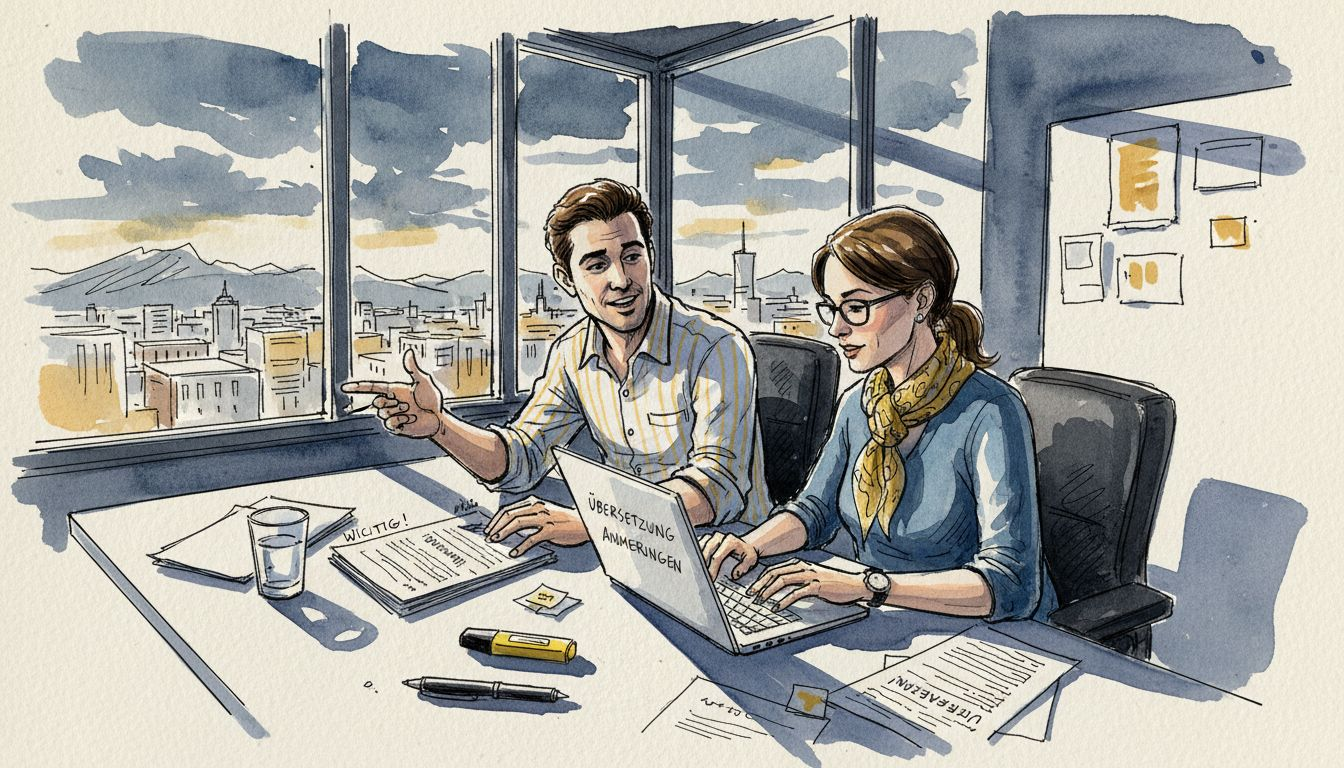 Ablauf zur Überprüfung von Projekten und Übersetzungen durch Projektmanager