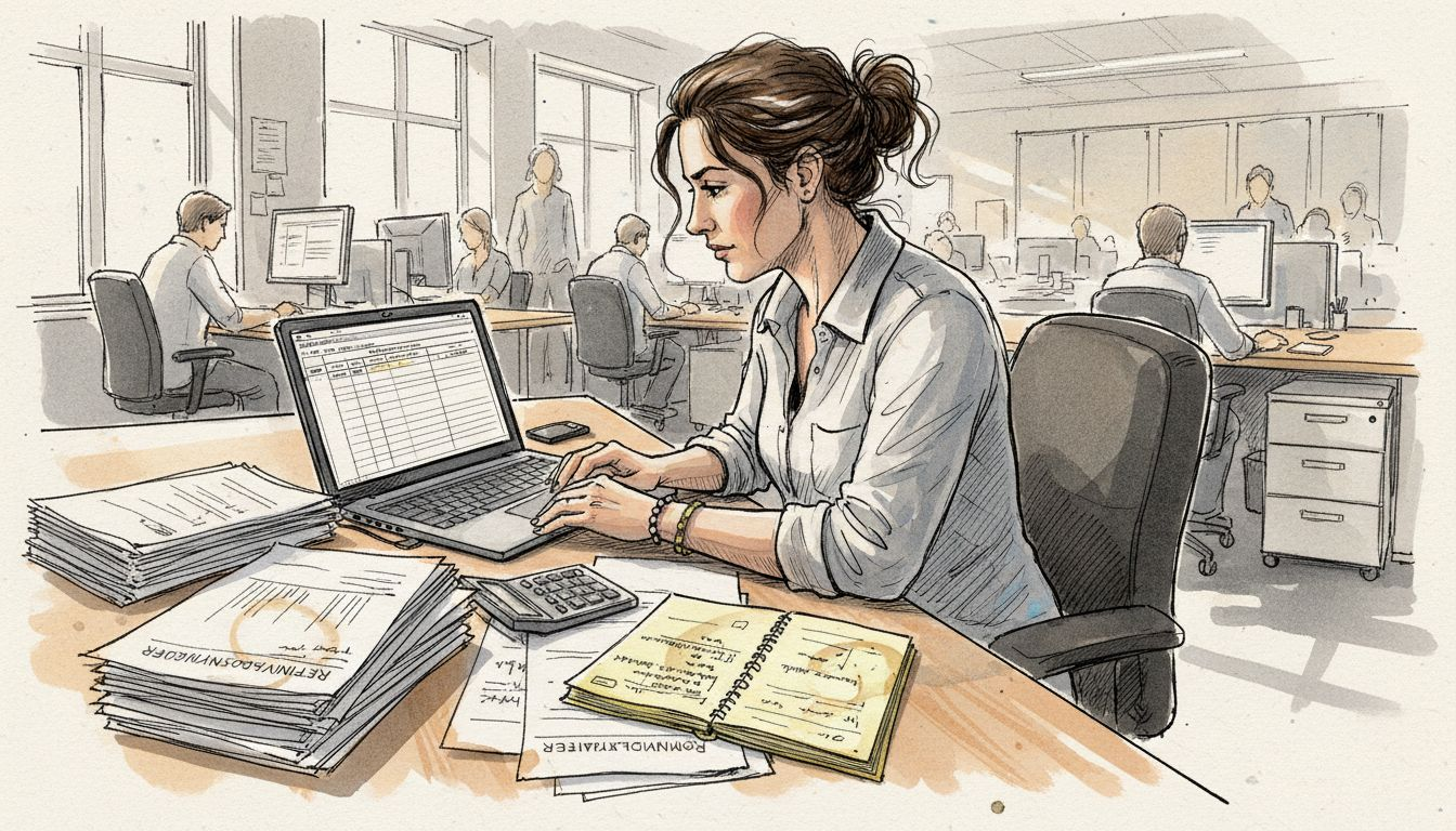 Compliance-specialist opdaterer revisionsloggens data