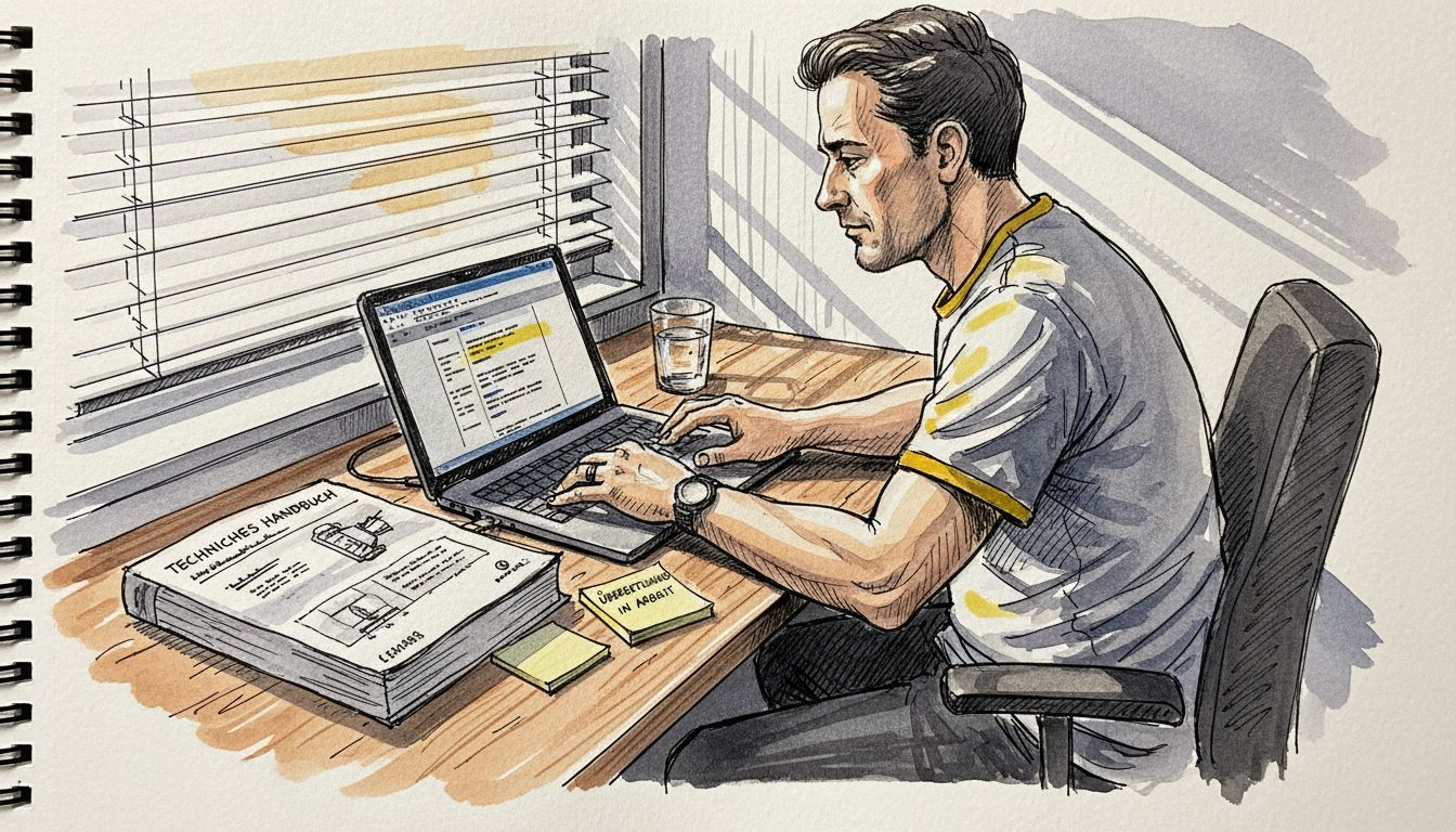 Sprachwissenschaftler entwickelt Arbeitsabläufe für KI-gestützte Übersetzungen.