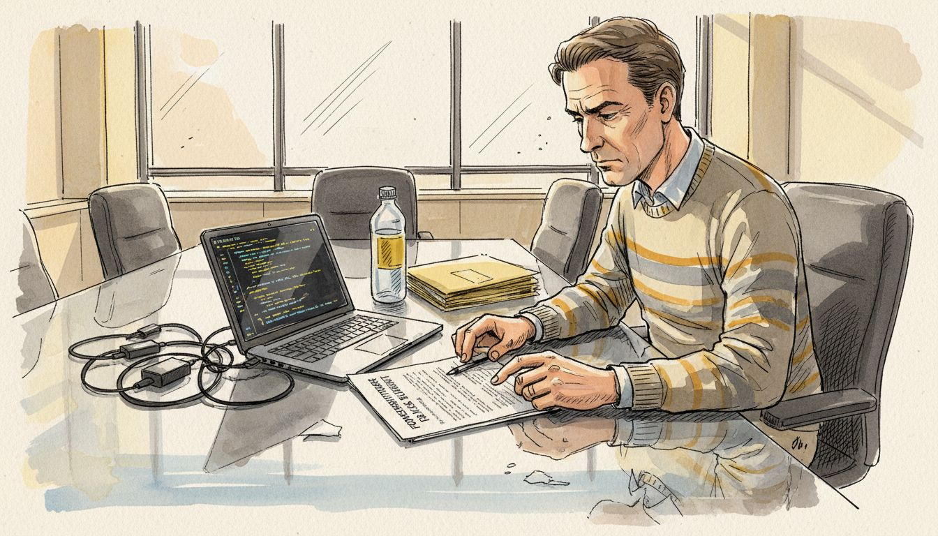 IT-specialist granskar AI-översättningar för att säkerställa att de följer gällande regelverk.