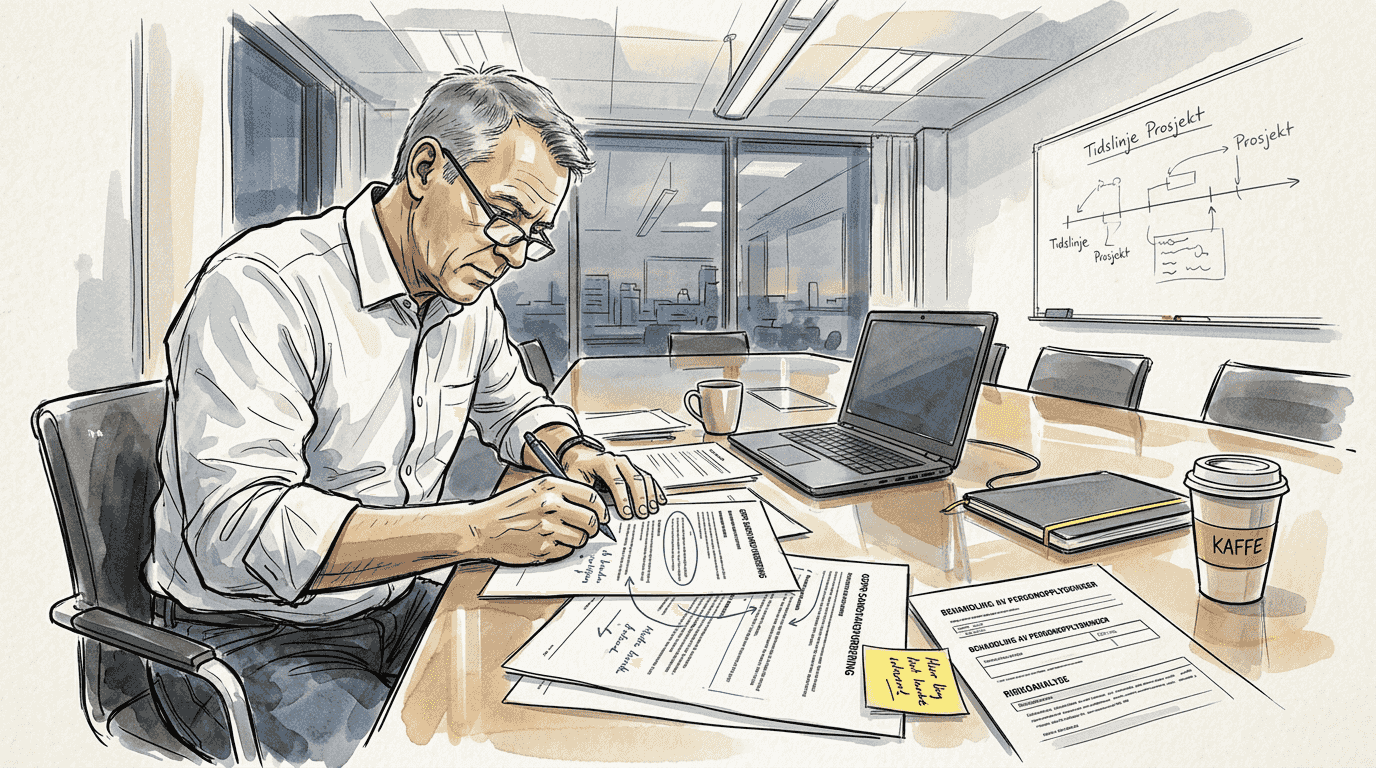 Koordinatoren gjennomgår og vurderer GDPR-risikovurderinger