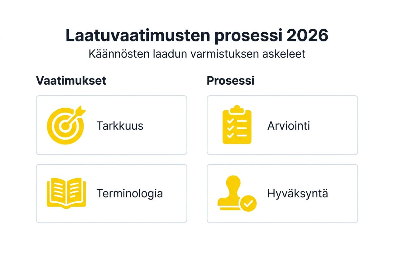 Infograafi: Käännösten laadunvarmistus vuonna 2026