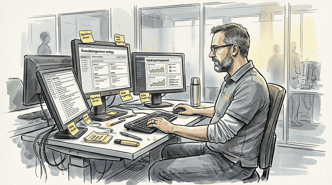 IT-expert som ansvarar för säkra översättningsverktyg