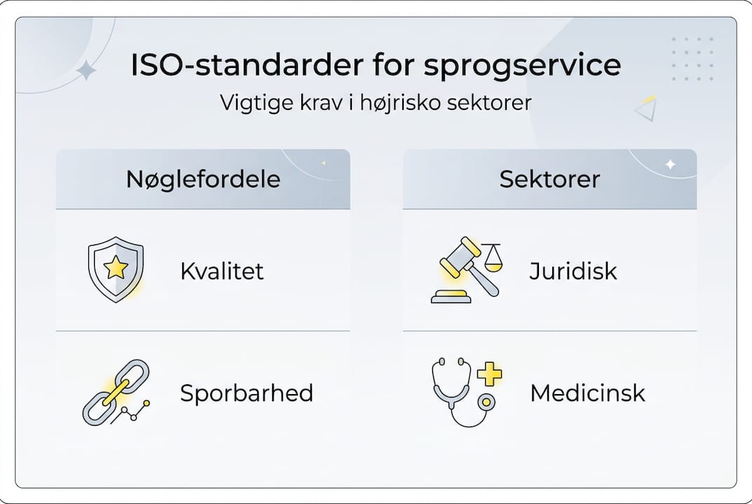 Oversigt: De vigtigste krav i ISO-standarder