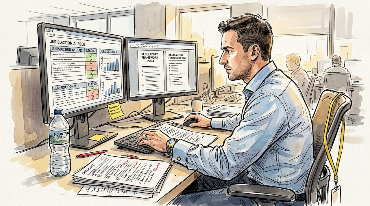 Analyst cross-referencing regulatory requirements
