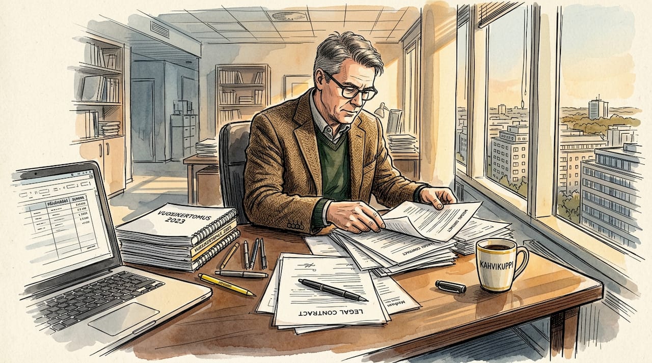 Asiantuntija, joka perehtyy ja arvioi oikeudellisia sekä lääketieteellisiä asiakirjoja.