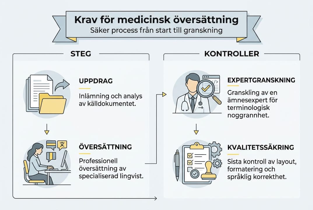 Översikt: Så går det till och detta krävs vid medicinsk översättning