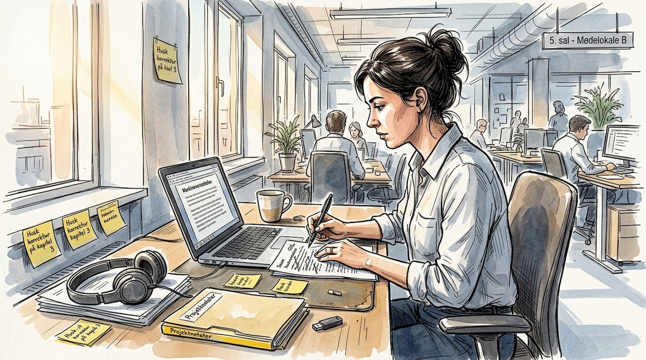 Som projektleder har jeg fokus på at integrere AI i vores tekstprocesser og optimere arbejdsgangene.