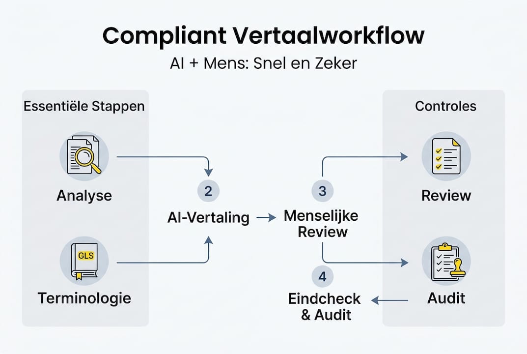 Infographic: zo verloopt het vertaalproces stap voor stap
