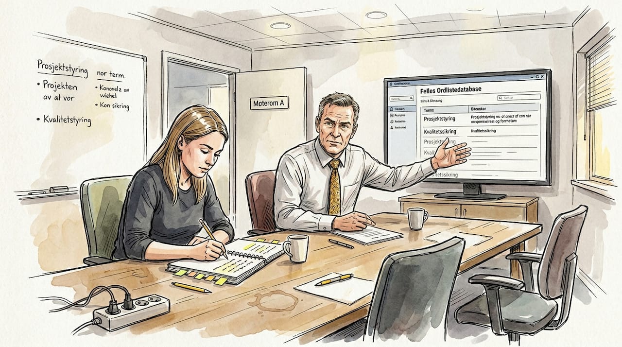 Ansatte som sammen oppdaterer bedriftens ordliste
