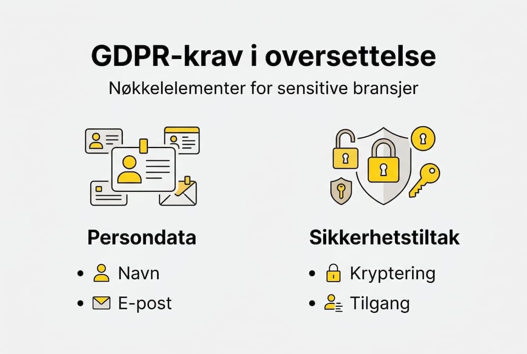 Infografikk: Slik sikrer du GDPR-etterlevelse ved oversettelse