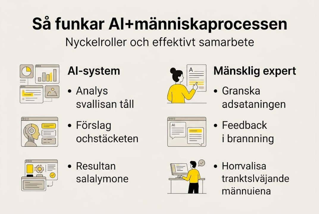 Infografik: AI och människans roll i översättning