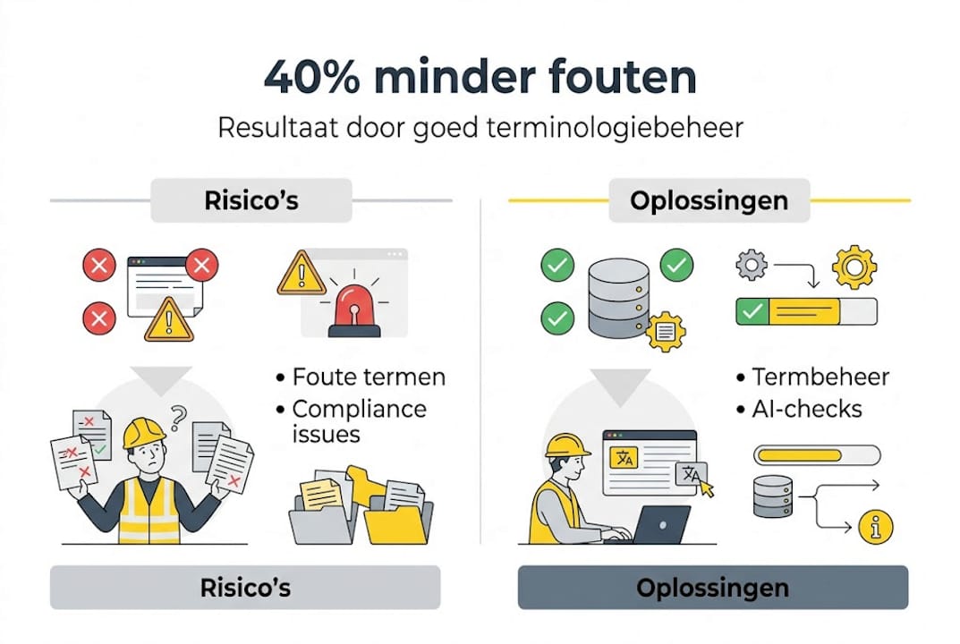 Infographic: Minder fouten dankzij slim gebruik van terminologie