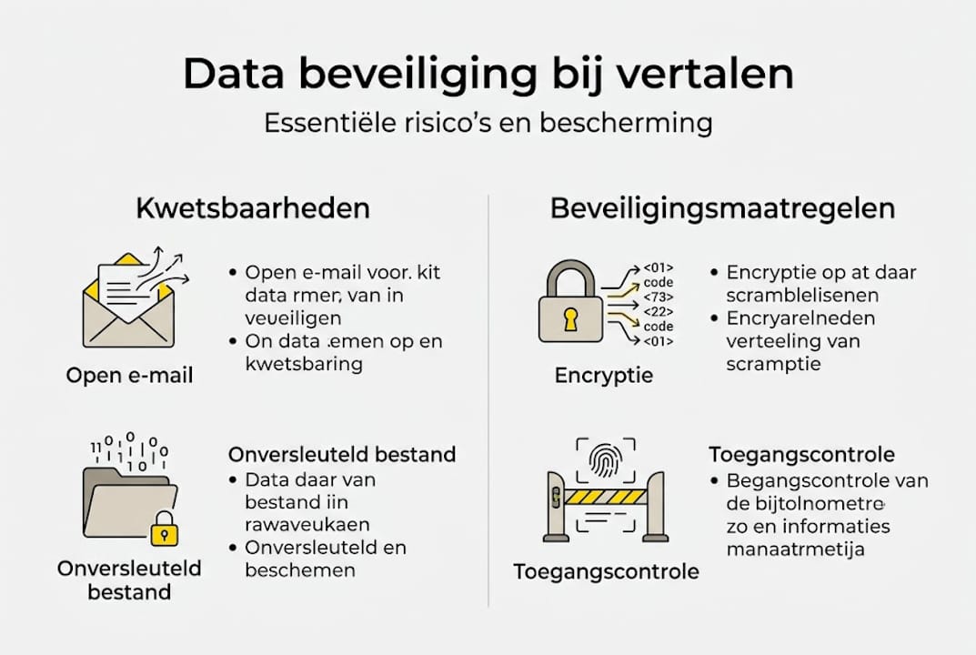 Infographic: Veilig omgaan met vertaaldata – waar liggen de risico’s?