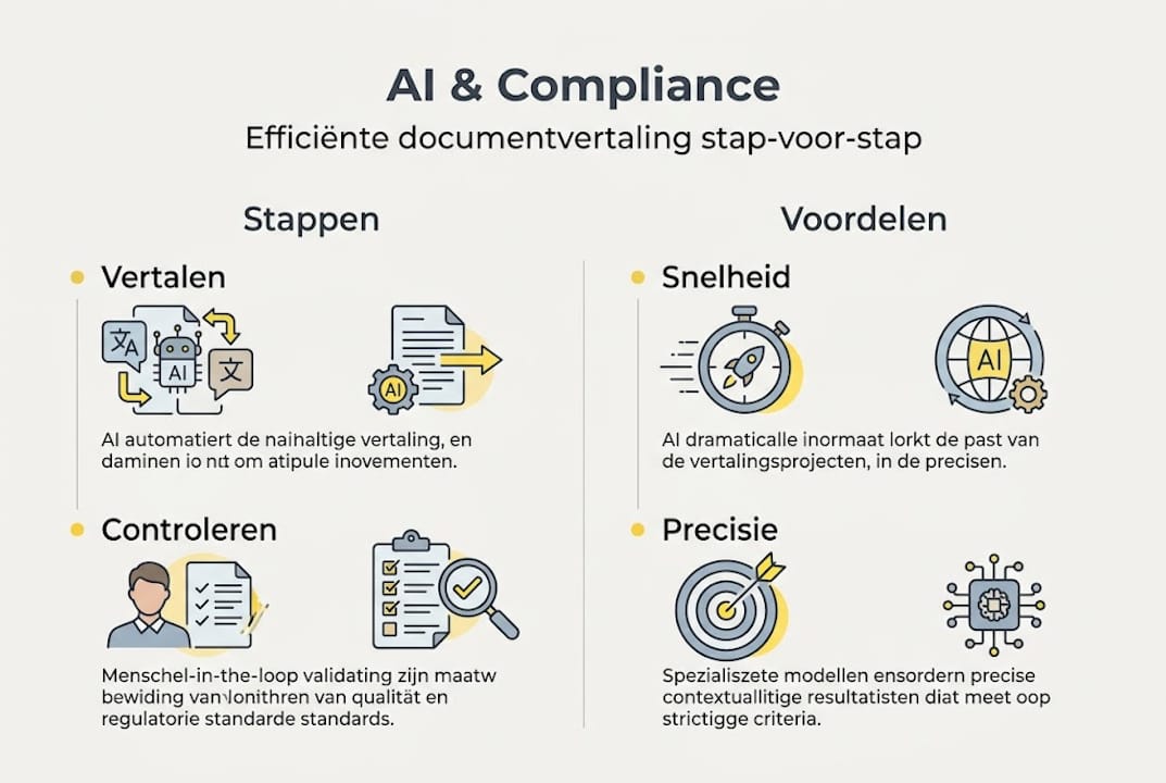 Overzicht: Zo zorg je voor AI-compliance in je vertaalproces