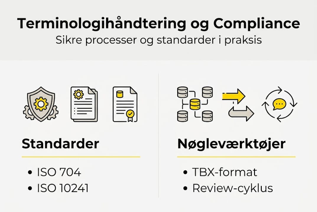 Infografik: Vigtige punkter om terminologistyring og overholdelse af regler