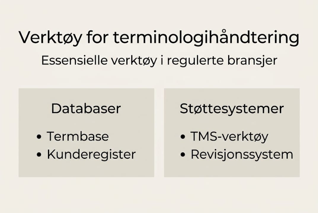 Oversikt: Viktige verktøy for effektiv håndtering av terminologi