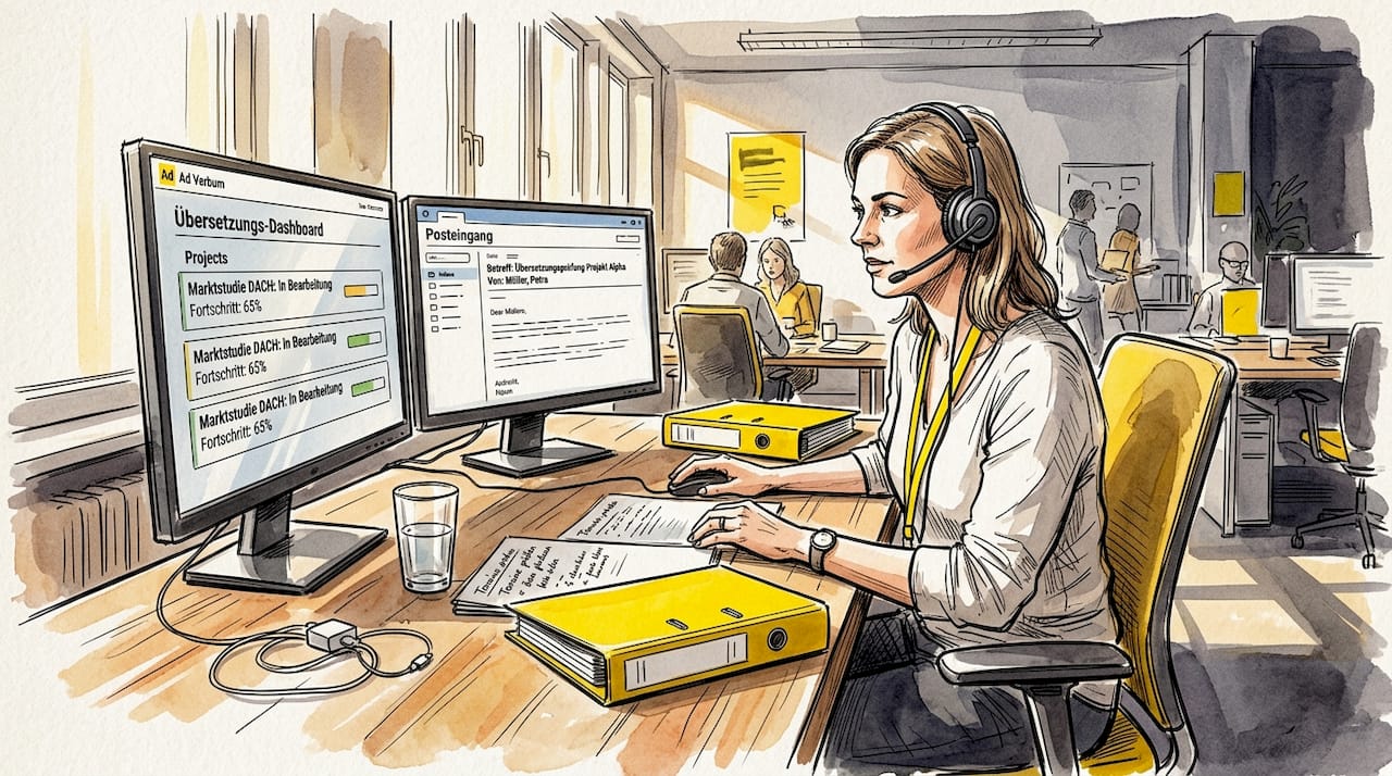 Als Projektleiter sorge ich dafür, dass Übersetzungen den gesetzlichen Vorgaben und Qualitätsstandards entsprechen.