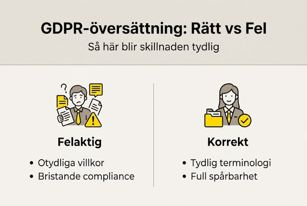 Infografik: Så gör du rätt – och undviker fallgropar – när du översätter GDPR