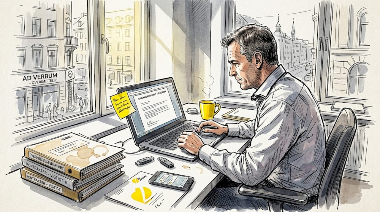 Som compliance-ansvarlig sørger jeg for, at alle oversættelser lever op til GDPR-kravene.