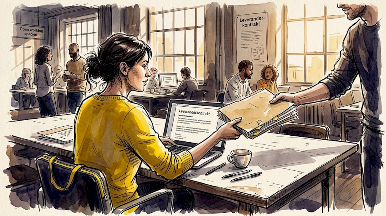 Projektlederen sikrer, at leverandørernes håndtering af data lever op til kravene om datasikkerhed.