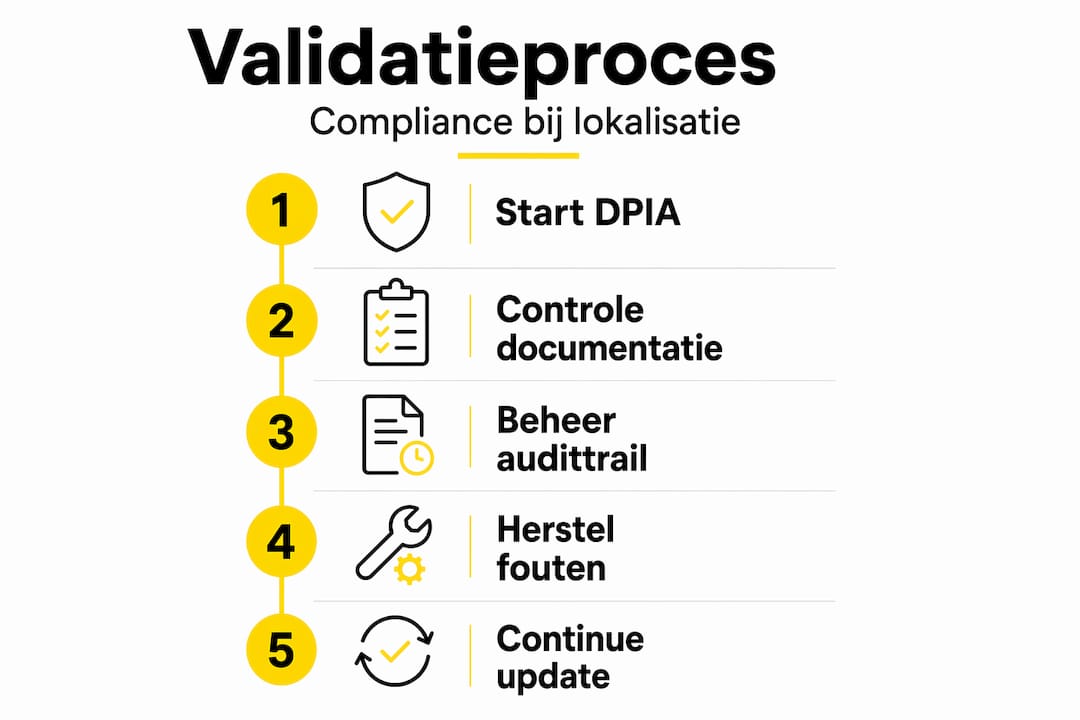 Infographic: zo pak je validatie en documentatie stap voor stap aan