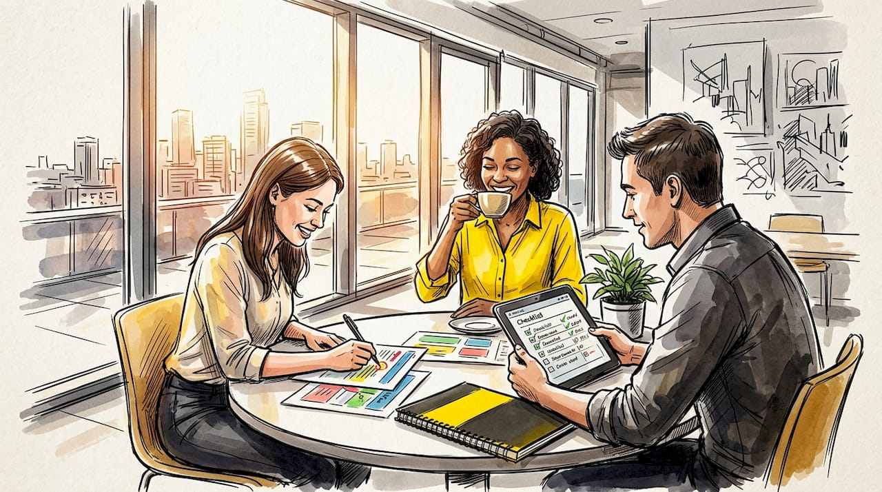 Team reviews white paper translations collaboratively