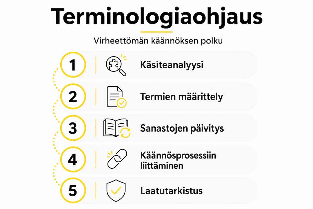 Infografiikka: Näin hallitset ja yhtenäistät termistöä