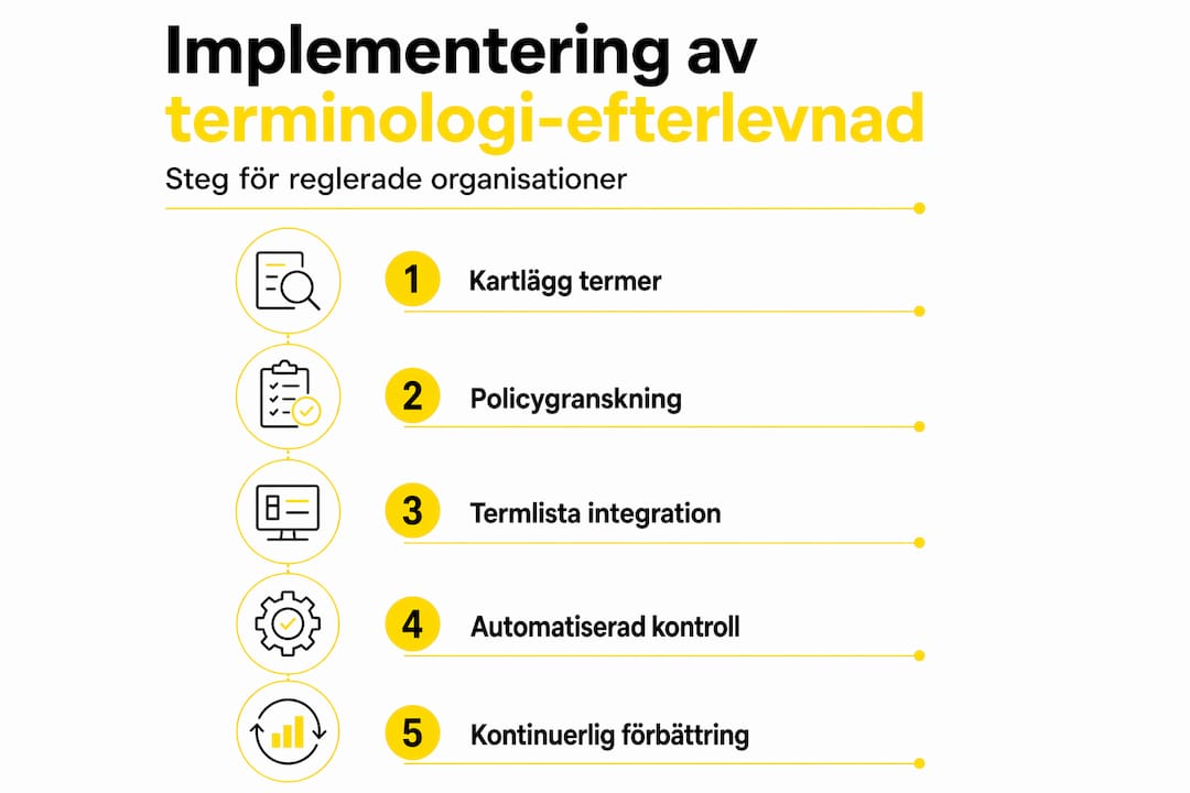 Steg-för-steg-guide: Så säkerställer du att terminologin används korrekt