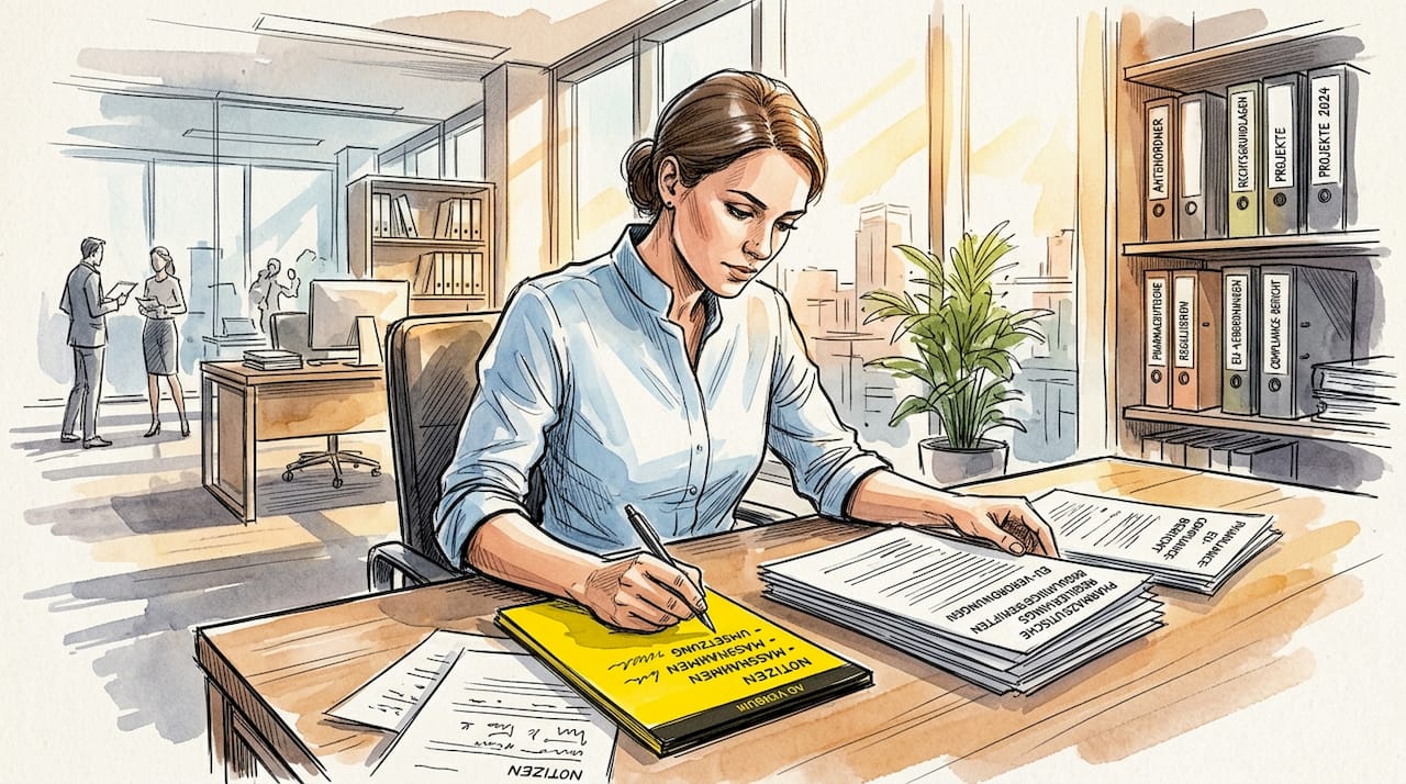 Als Compliance-Manager bin ich für die Überprüfung und Freigabe von pharmazeutischen Dokumenten verantwortlich.