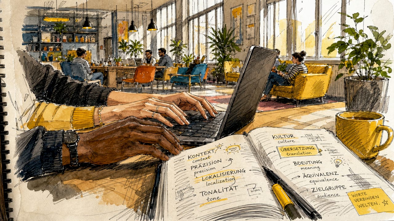 Hybride Arbeitsweise: Übersetzen direkt am Laptop