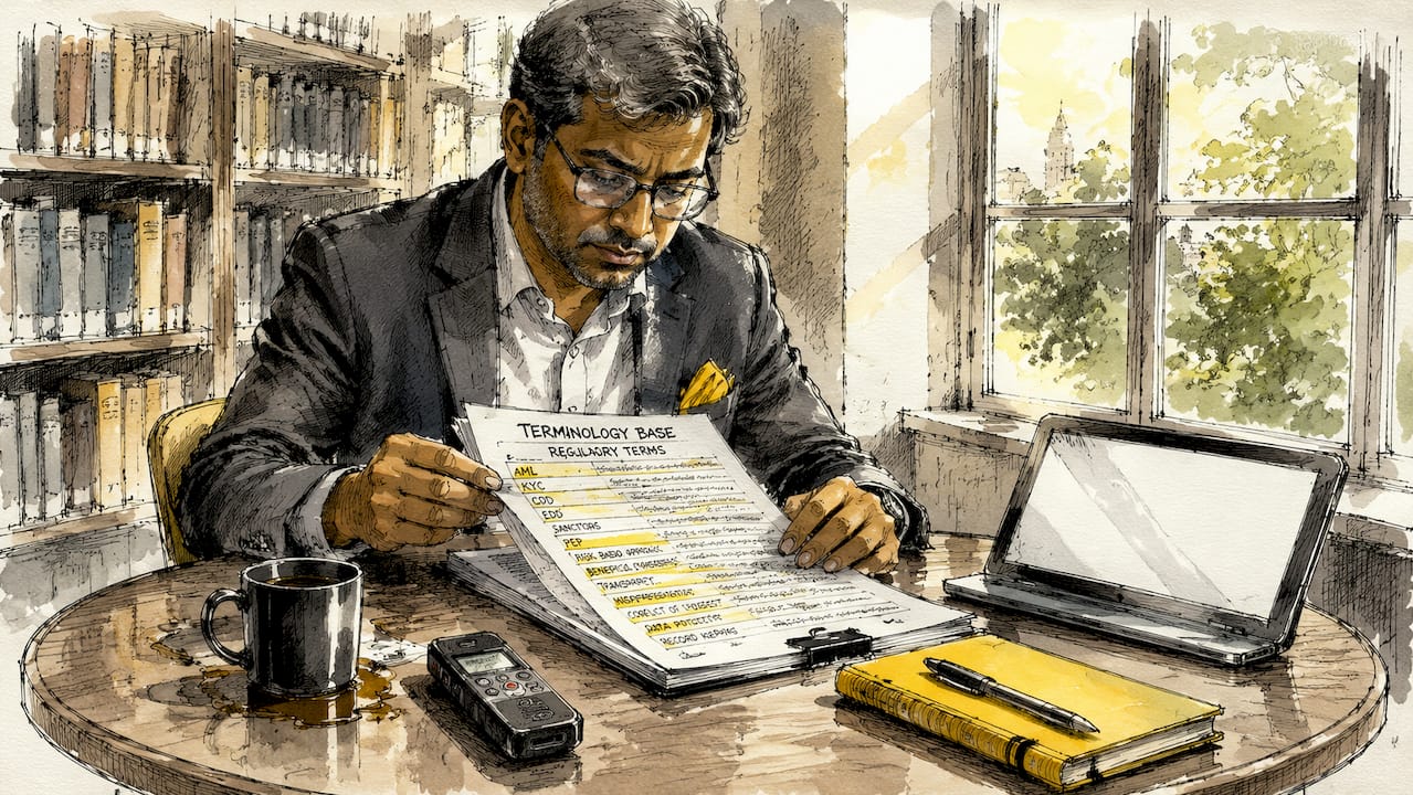 Hands auditing terminology governance document