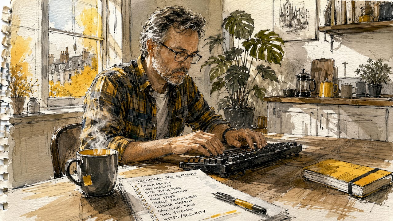 Handen aan het werk met een SEO-checklist voor vertalingen