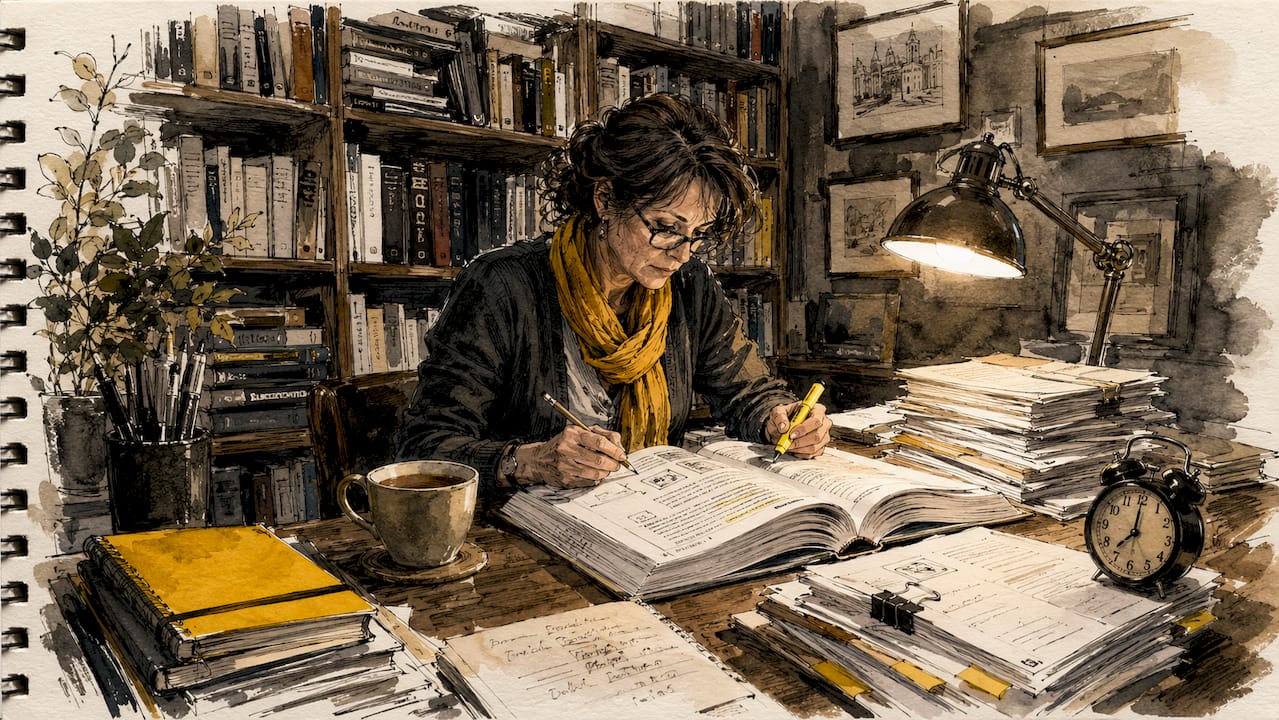 Granskar och kvalitetssäkrar tekniska och juridiska dokument som översättare.