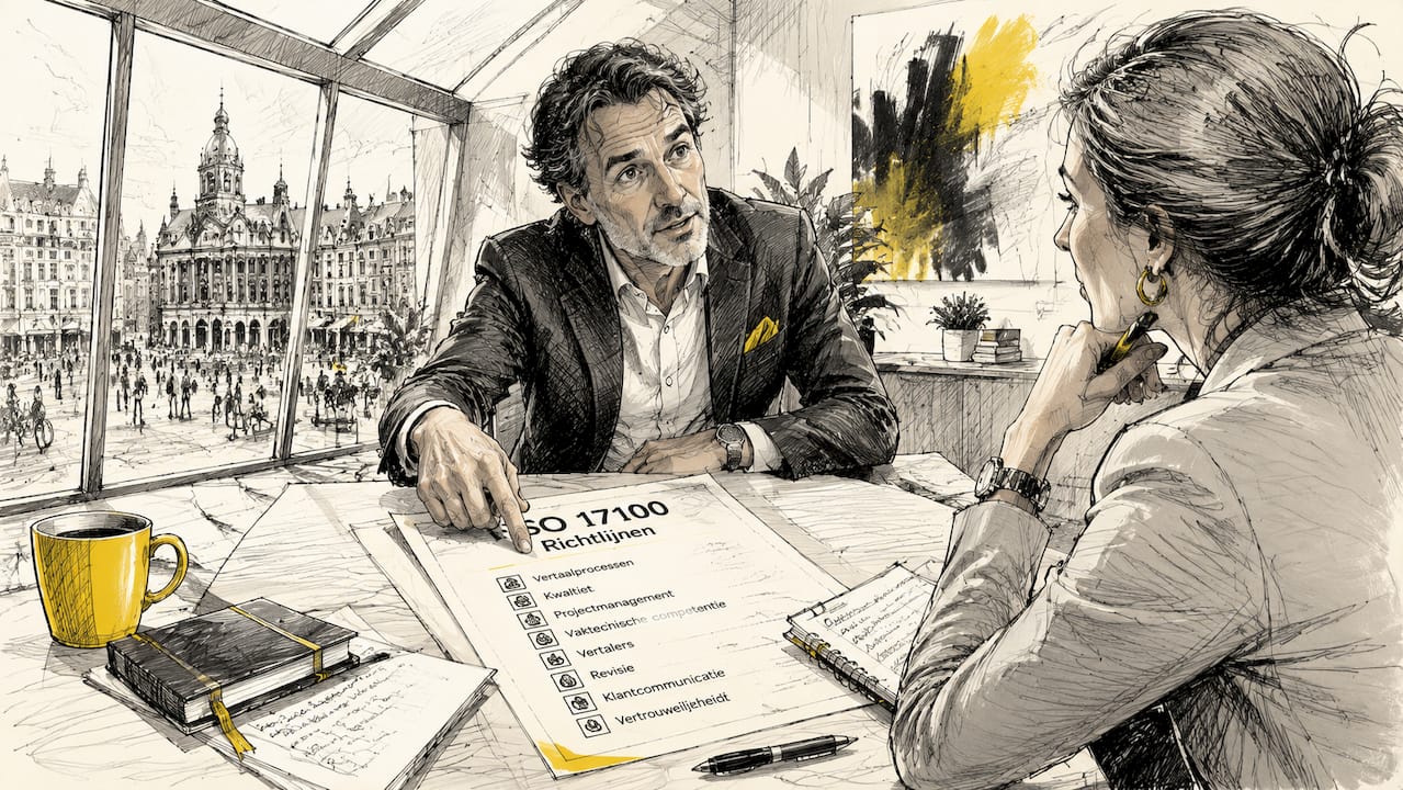 Projectmanager geeft advies over ISO-richtlijnen voor vertalingen