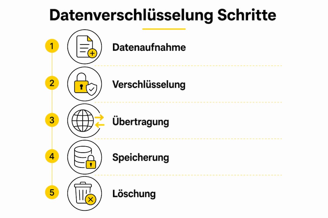 Infografik: So funktioniert Datenverschlüsselung