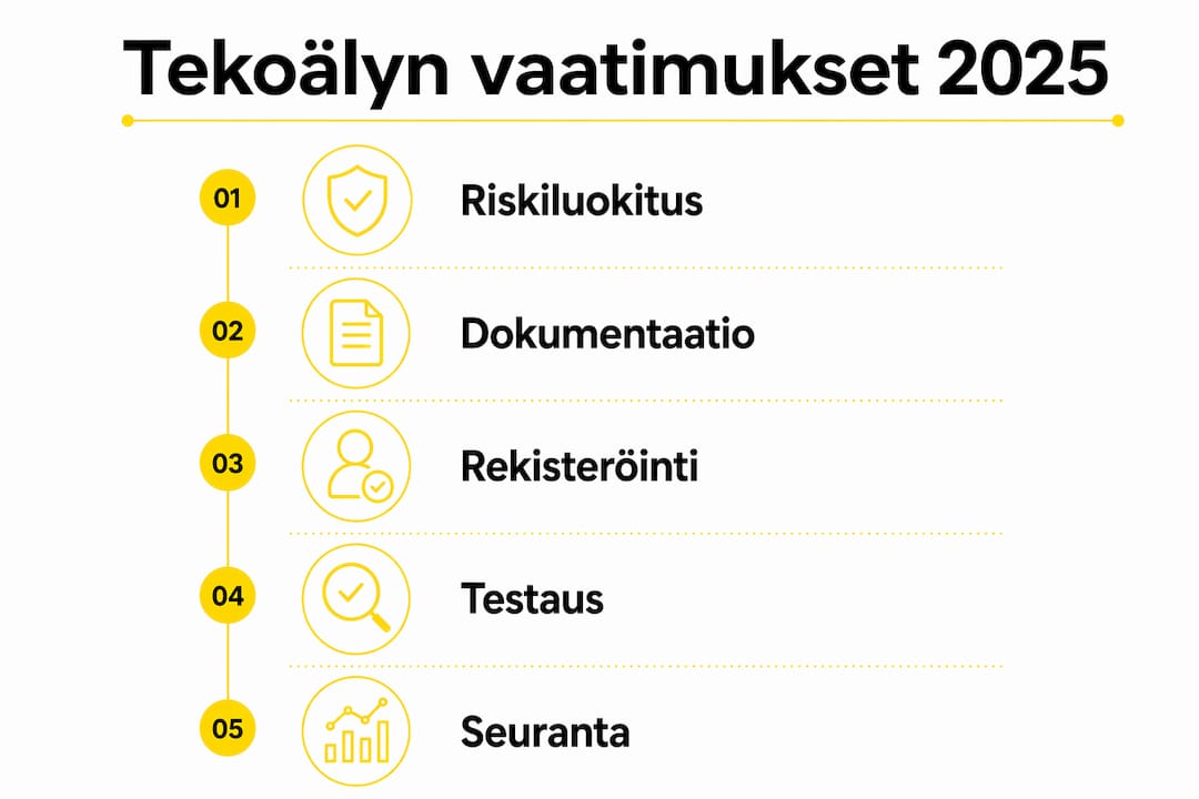 Tekoälyn turvallisuusvaatimusten kehityspolku vuodelle 2025