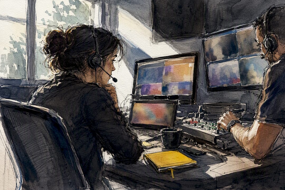 Remote interpreter monitoring live event audio