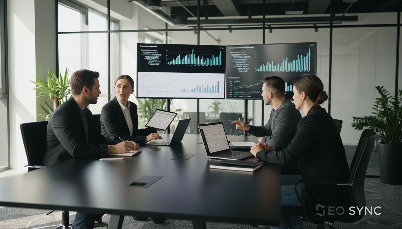 SEO strategy teamwork office