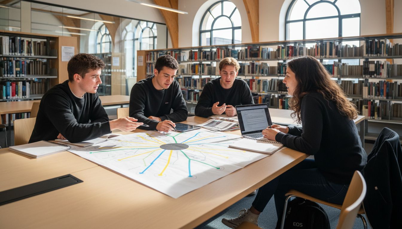 essay planning, students, teamwork