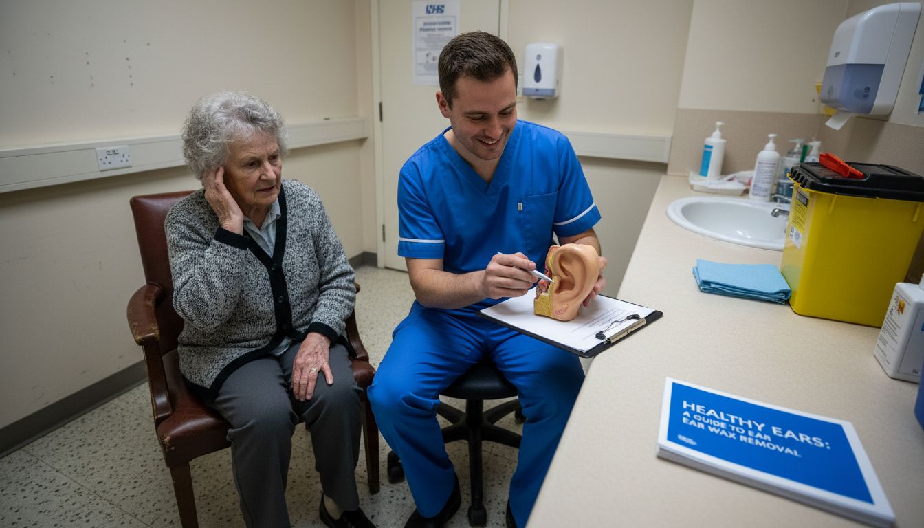 NHS nurse explains ear wax removal procedure