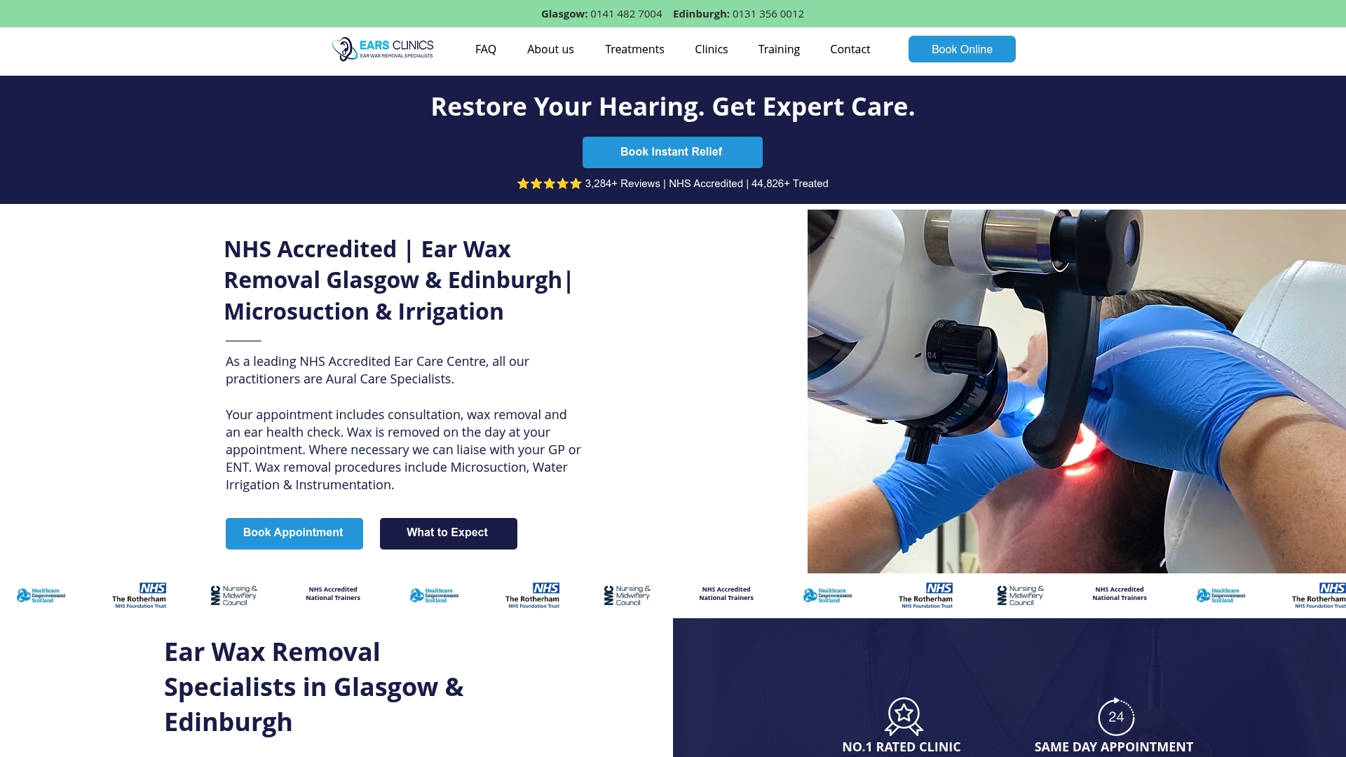 https://earhealthservice.co.uk