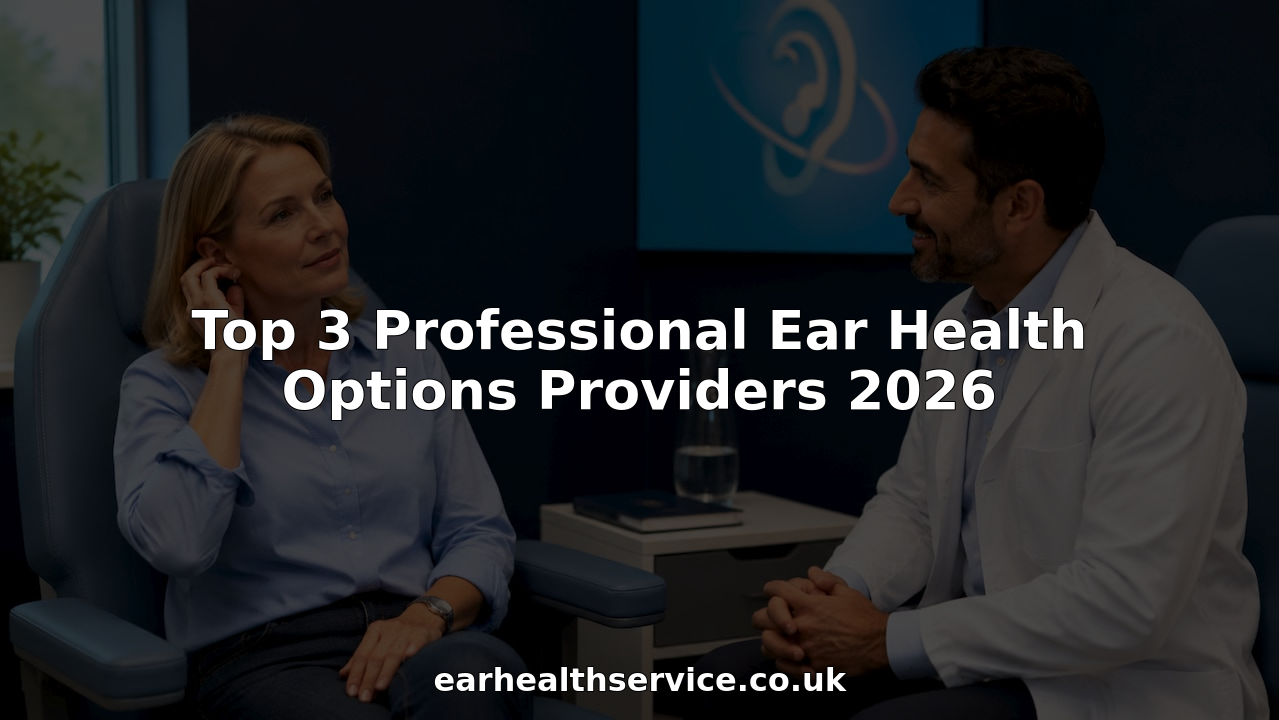 Patient and practitioner discussing ear health in clinic