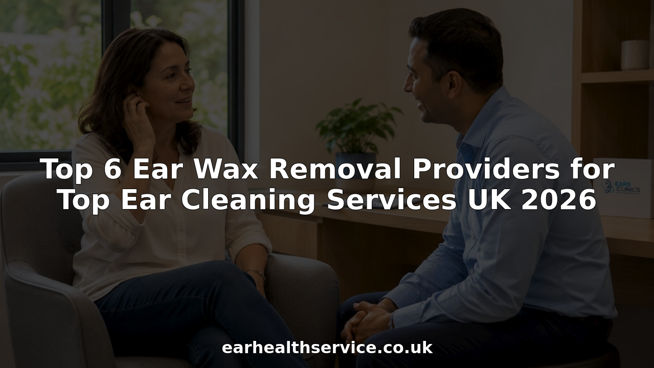 Patient touching ear gently in friendly clinic consultation