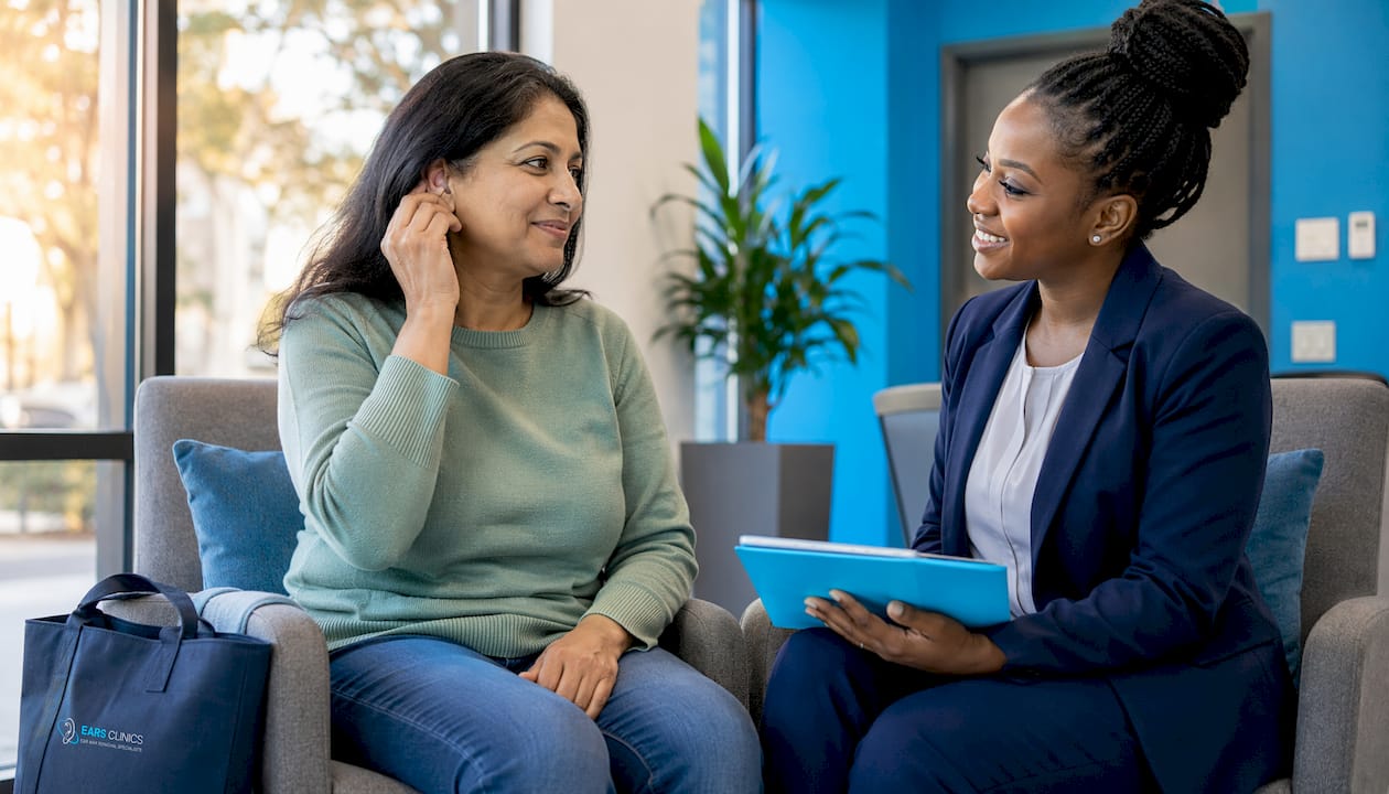 Patient and practitioner friendly ear care consultation